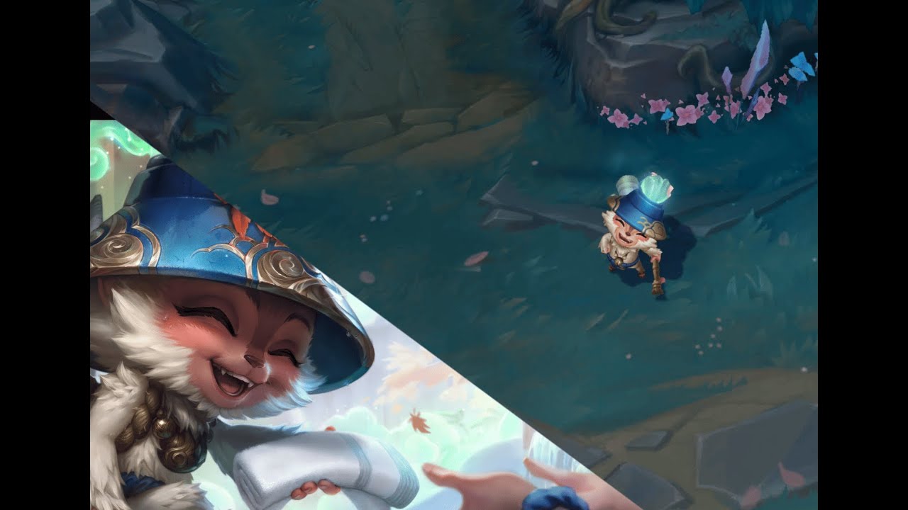 Spirit Blossom Springs Teemo Skin Showcase
