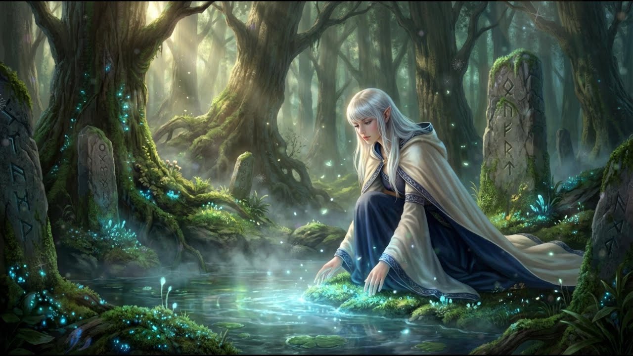 【Celtic Music】Mystic Waters of the Ancient Grove | 2 Hours | D&D / TTRPG【ケルト音楽/作業用・勉強用・睡眠用BGM】