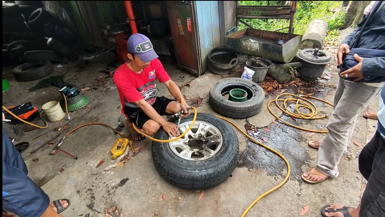 BAN TUBELESS BOCOR DI BEKAS TAMBALAN ??? || PAKE BAN DALAM ATAU???
