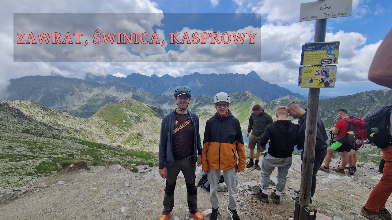 Tatry z nastolatkiem. Zawrat, Świnica, Kasprowy