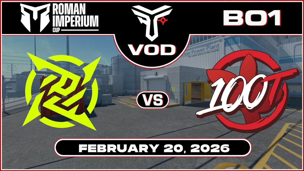 Ninjas in Pyjamas vs 100 Thieves (100T) | Roman Imperium Cup V | #BO1 | @TrottahCS [ #cs2 #vod ]