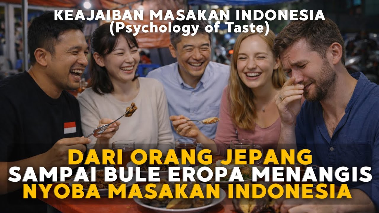 Kenapa Orang Jepang & Bule Sampai Joget Setelah Coba Makanan Indonesia?🇯🇵 - Psychology of Taste
