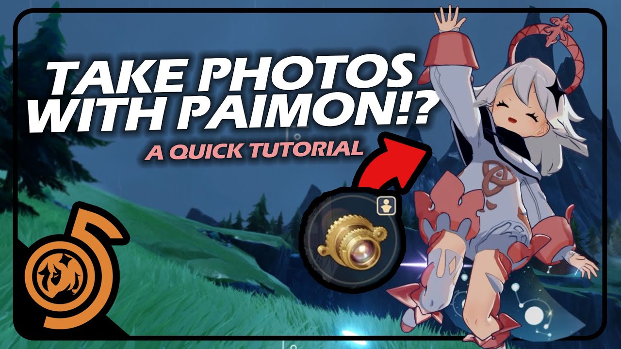 How To Take Photos With Paimon! [ Bug ] | Genshin Impact