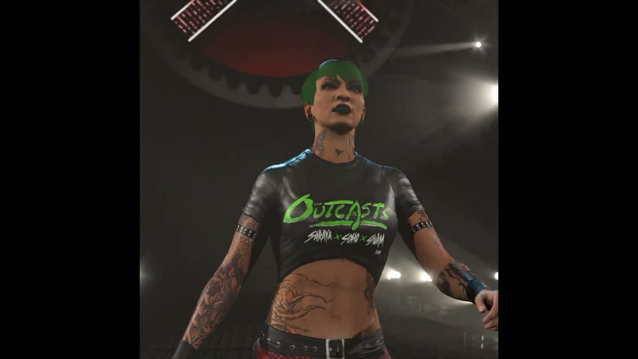 Ruby Riott by AntronxE | CAW Showcase #shorts  #wwe2k23  #aew #aewfightforever #rubyriott