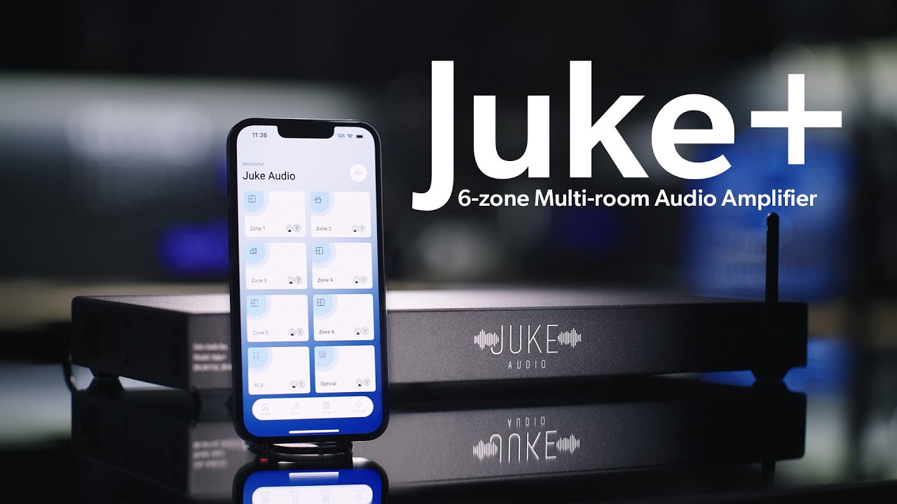 6-зонный потоковый усилитель Juke Audio Juke+ | Crutchfield
