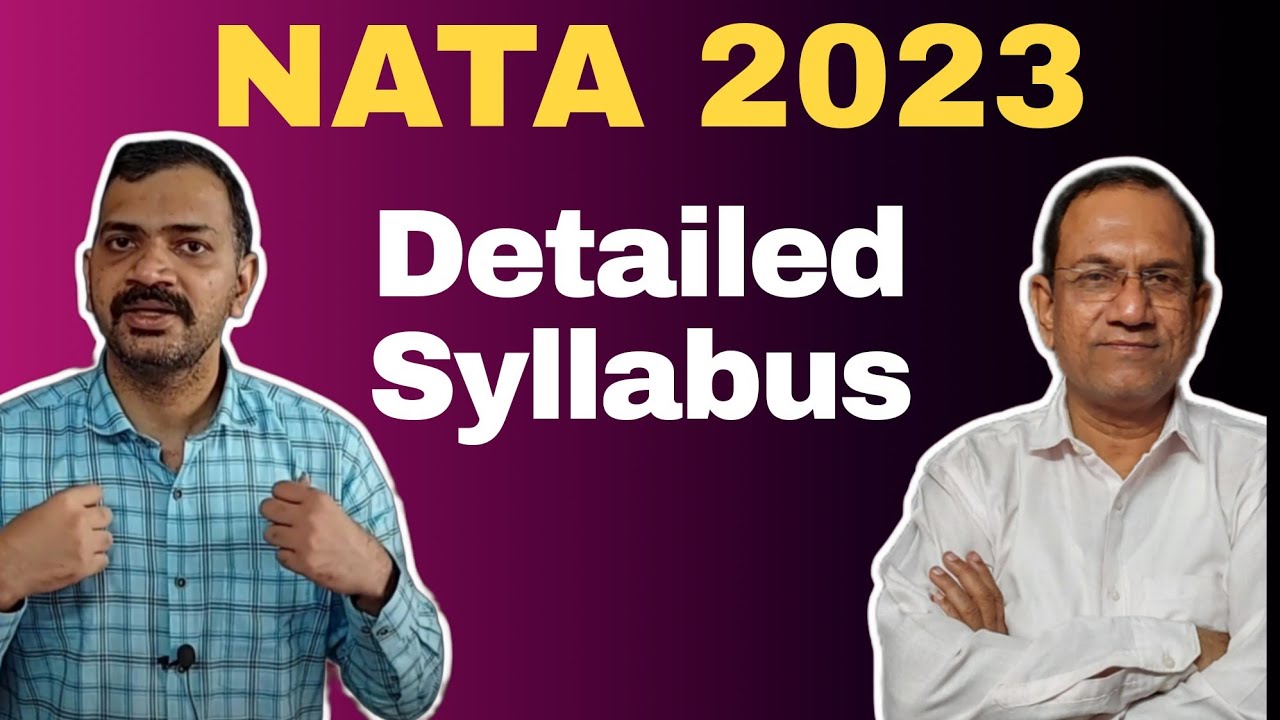 NATA 2023 | Detailed Syllabus| Free course Registration for Nata 2023