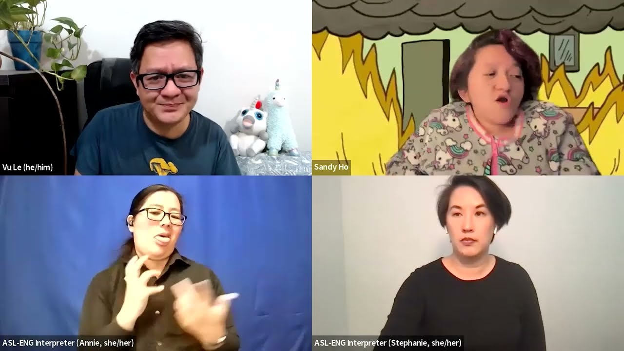 Tiger Talks #4: Dismantling the Culture of Professionalism with Vu Le and Sandy Ho