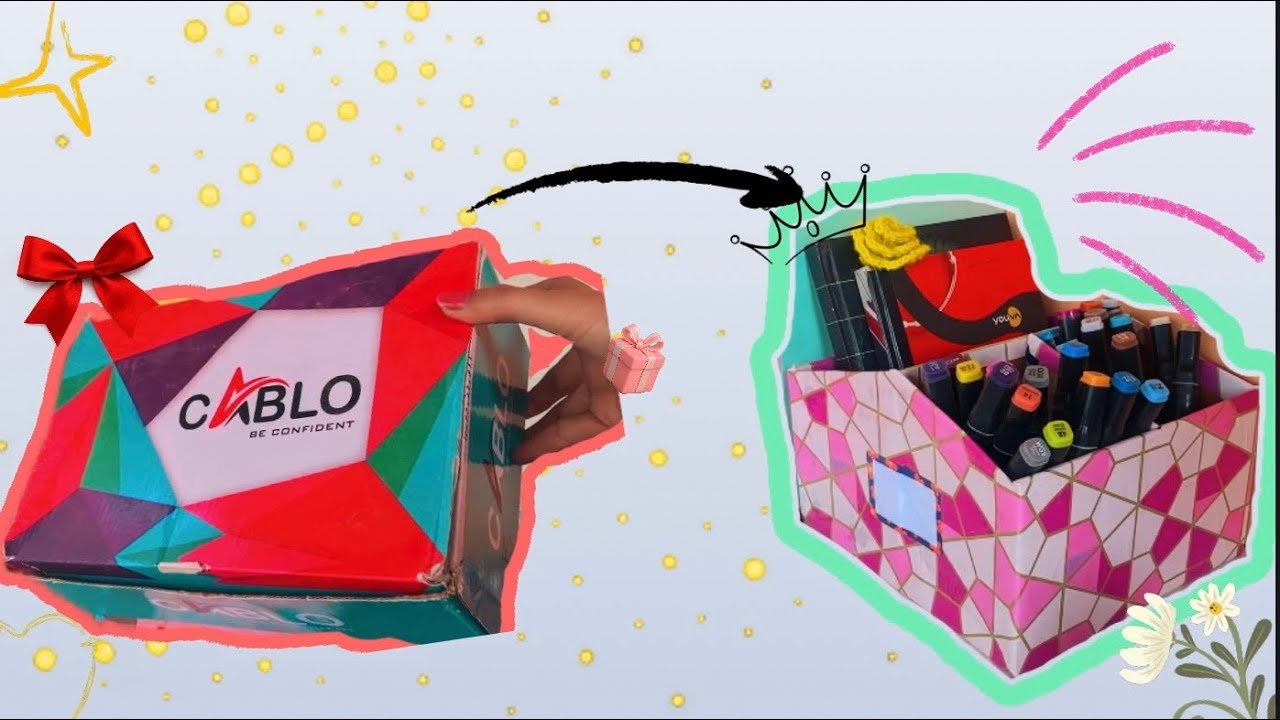 DIY desk organiser 😱😨 #youtube #trending #diycrafts #craft #handmade  