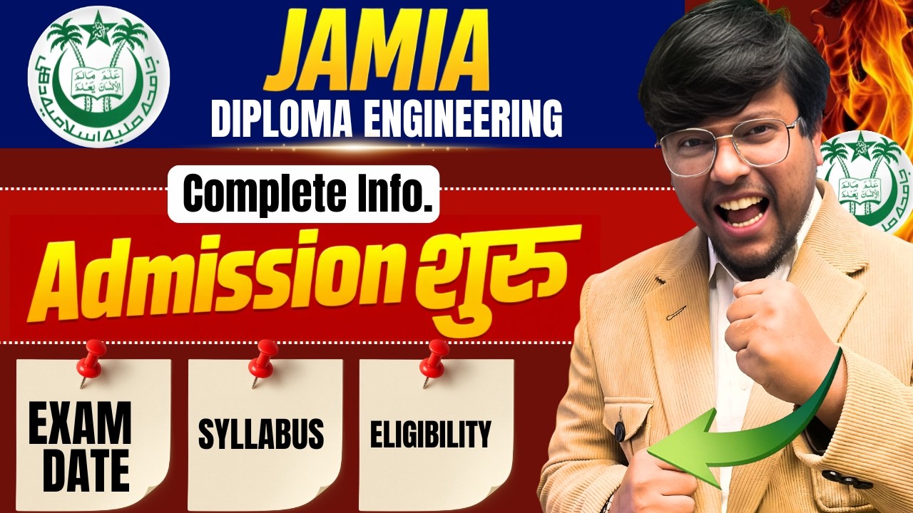 JAMIA Polytechnic vs Diploma: Admission Cutoffs | Syllabus | ELIGIBILITY 2026