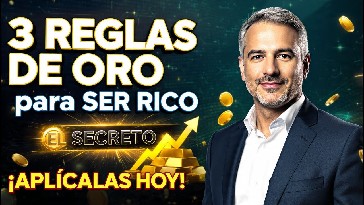 ¡3 REGLAS de ORO para SER RICO! — El SECRETO que los MILLONARIOS NO COMPARTEN (¡APLÍCALAS HOY!)