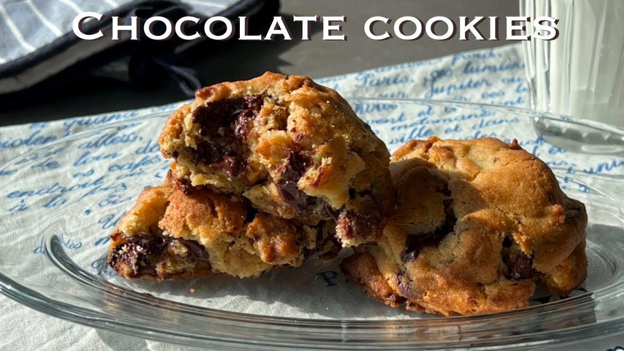 🍪3년 치 쿠키 먹고, 만들어진 레시피!맛있는 초콜릿 쿠키,크림화,녹인버터차이,르뱅 베이커리 쿠키(Levain bakery style chocolate cookie recipe)