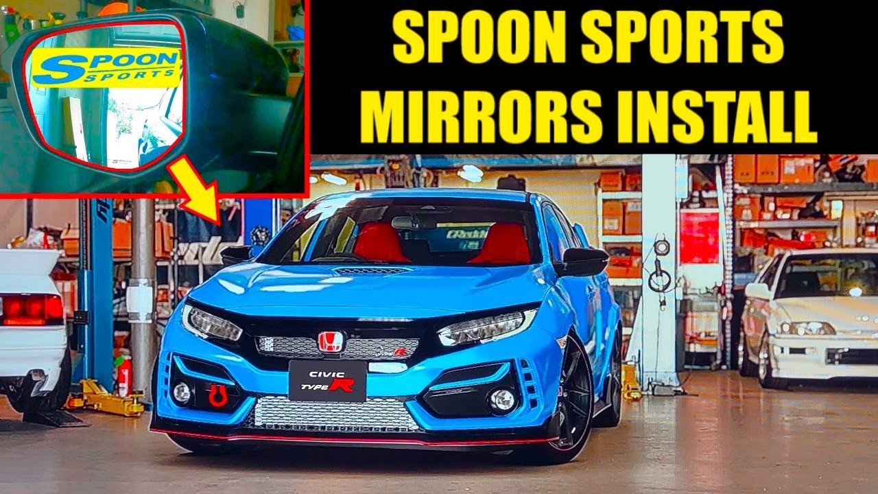 WIDE ANGLE SPOON SPORTS MIRRORS | Project CTR | 2021 Honda Civic Type R FK8
