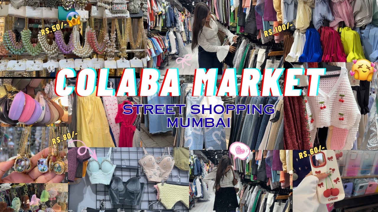 Colaba Market Mumbai Latest Collection😍|| Trendy Jewellery, bags,clothes 🛍️😱| Best Street Shopping&hellip;.