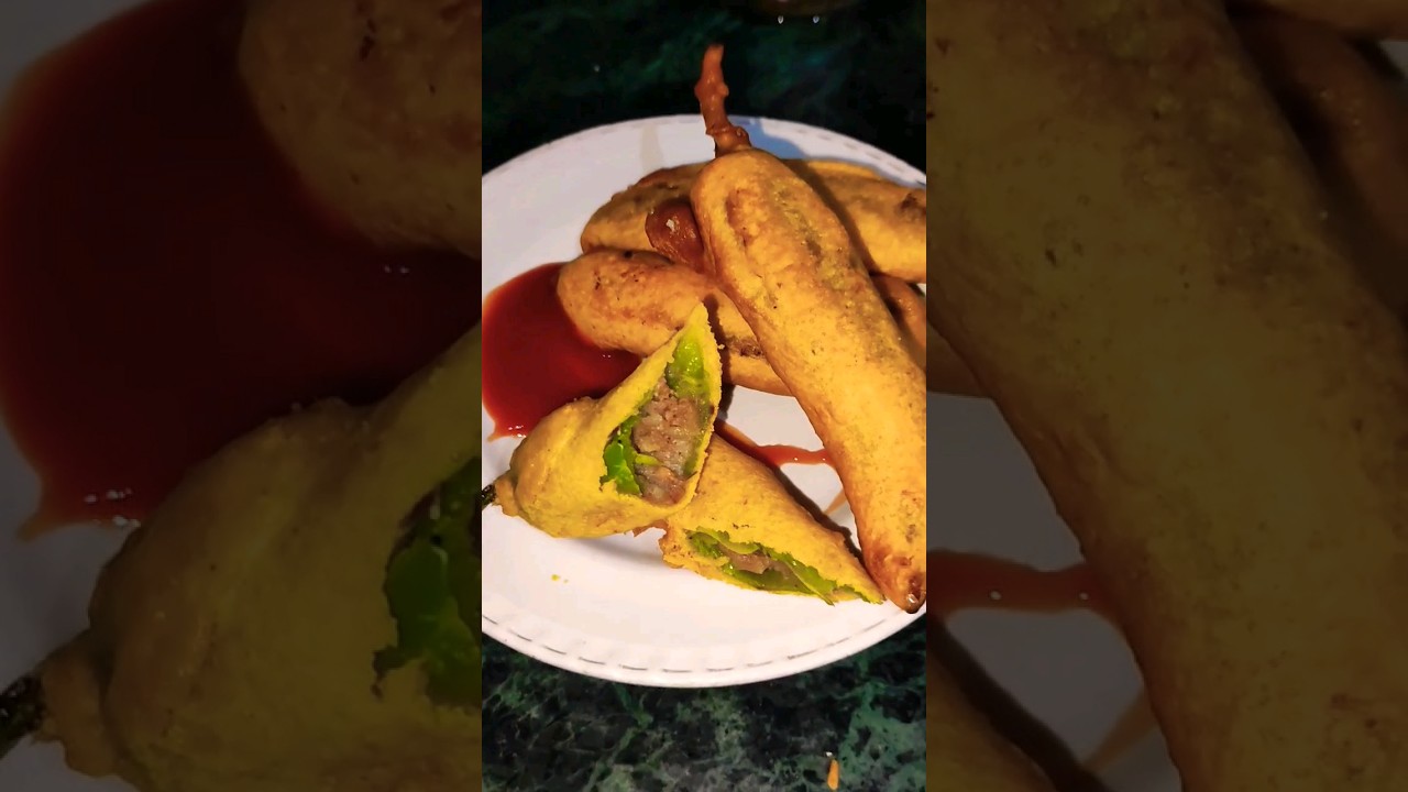 Mirch ke pakode||Mirchi ke Pakode Recipe||Quick Pakoda Recipe #shorts
