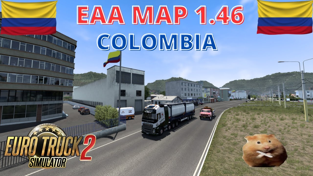 ETS2 EAA MAP 1.46 COLOMBIA  Medellin(CO)  to  Manizales(CO)