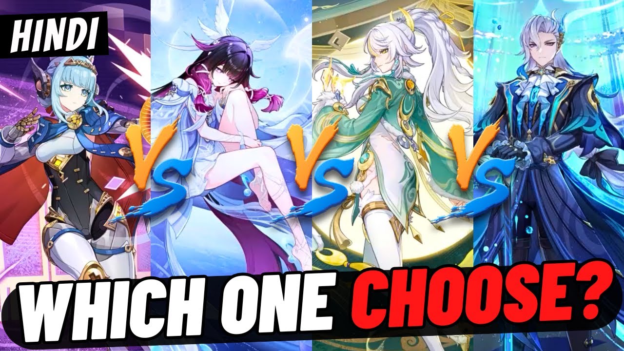 [Hindi] Which One Is BEST For You? Columbina Vs Ineffa Vs Neuvillette Vs Zibai - Genshin Impact 6.3