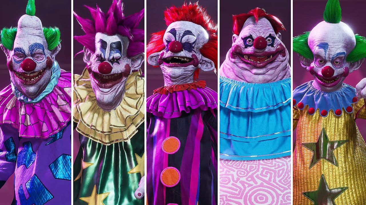 Killer Klowns from Outer Space: The Game - All Killer Klowns [4K 60FPS]