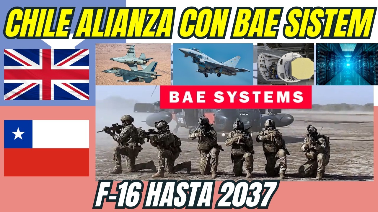 Chile: alianza con BAE Systems y los británicos-El futuro F-16 Viper de Chile