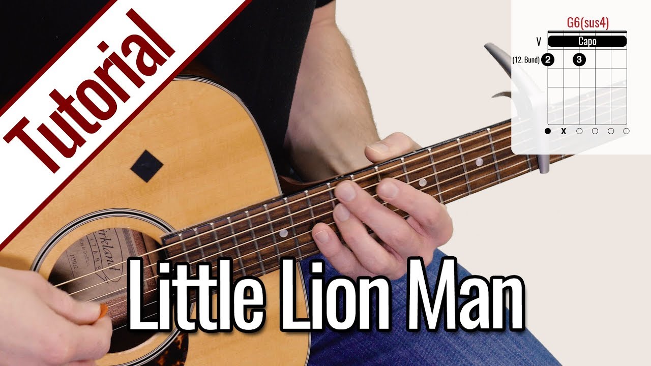 Mumford and Sons - Little Lion Man | Gitarren Lernen Deutsch