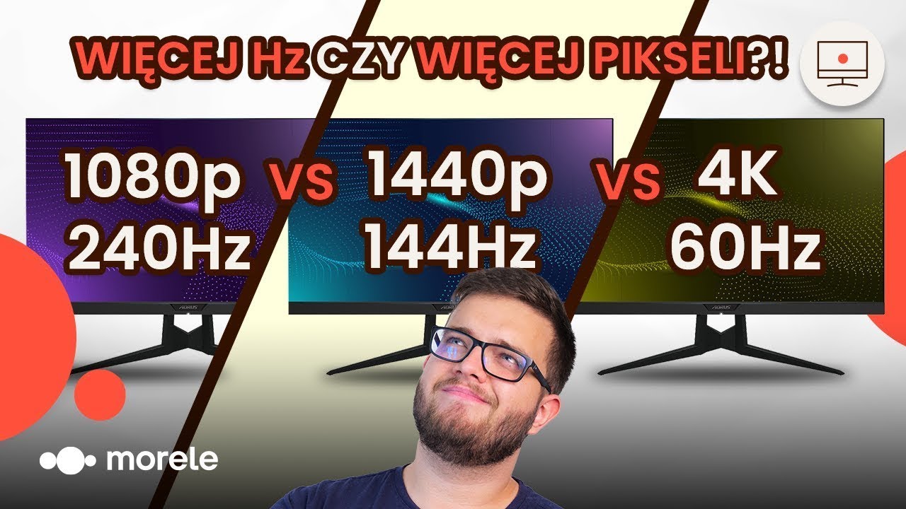 1080p 240Hz vs 1440p 144Hz vs 4K 60Hz | Co wybrać?