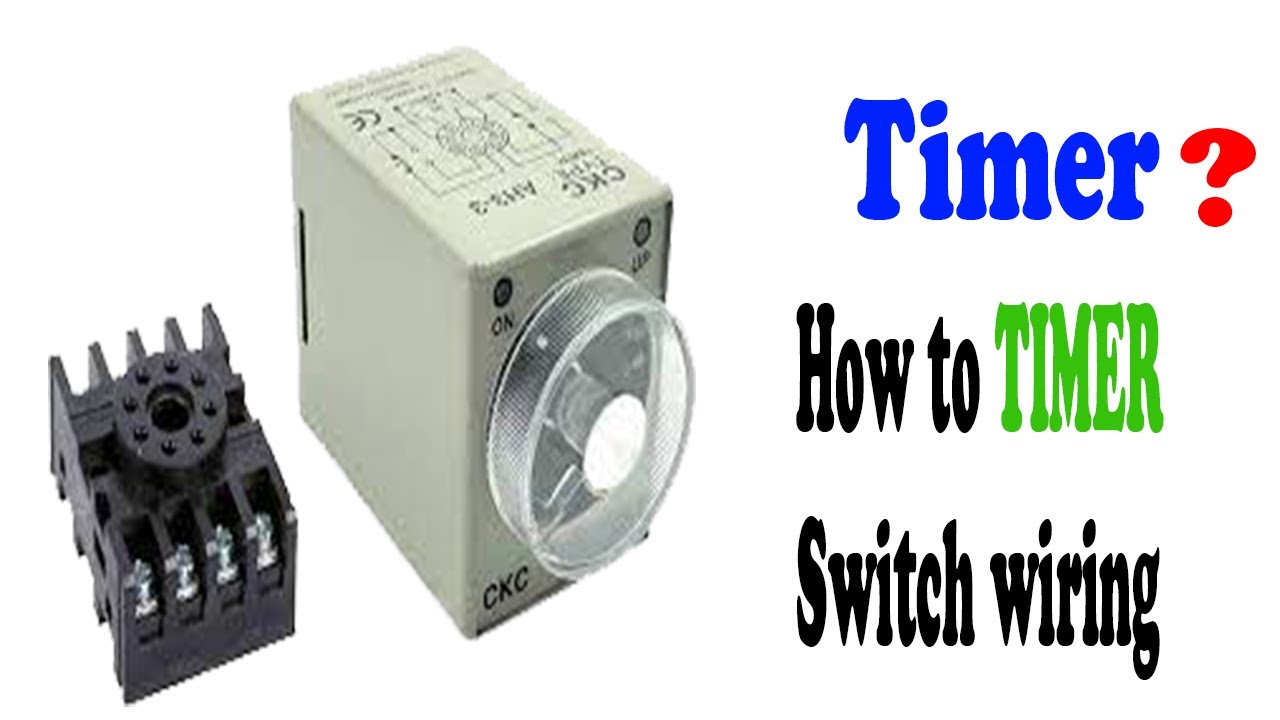 Timer switch connection | How to use timer with contactor | Electrical power