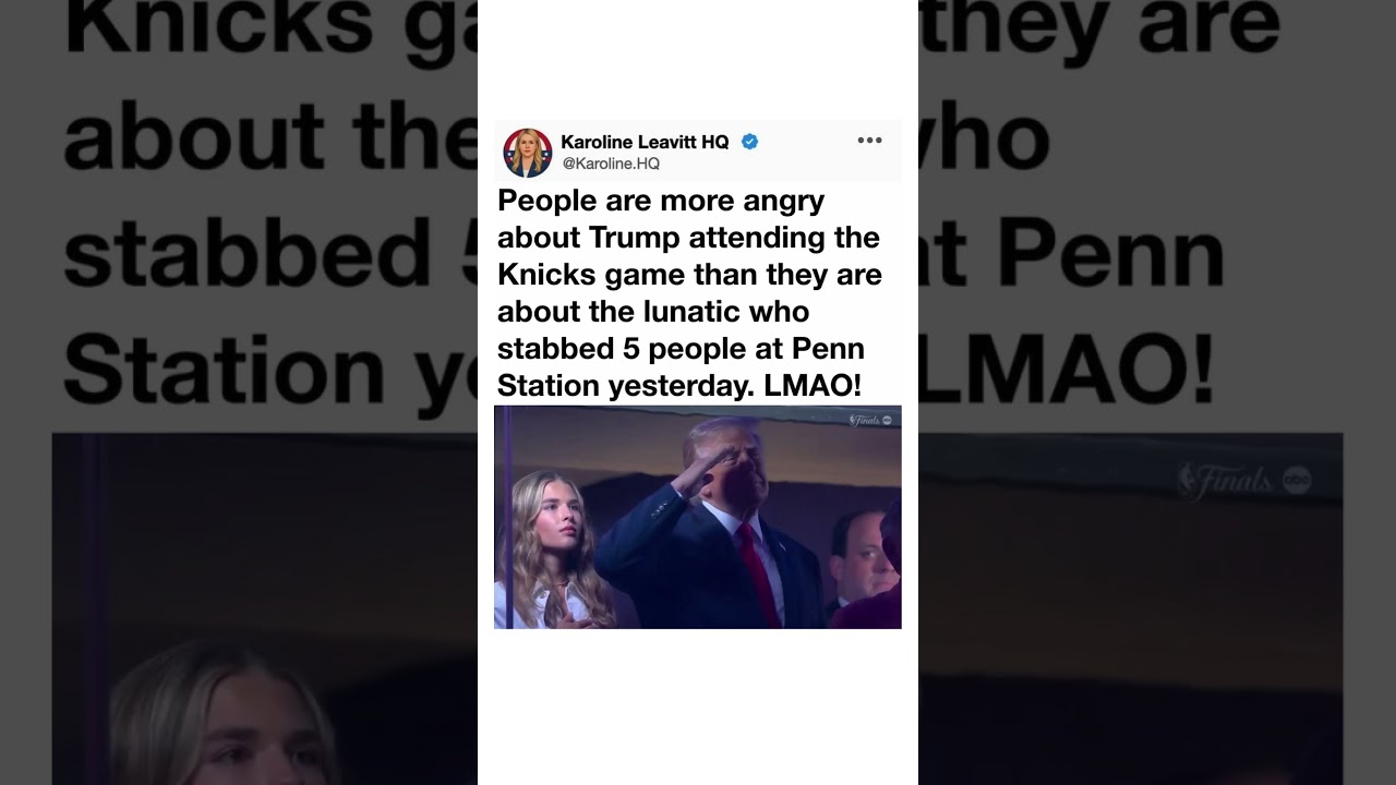 Trump at Knicks Game Sparks Debate 👀