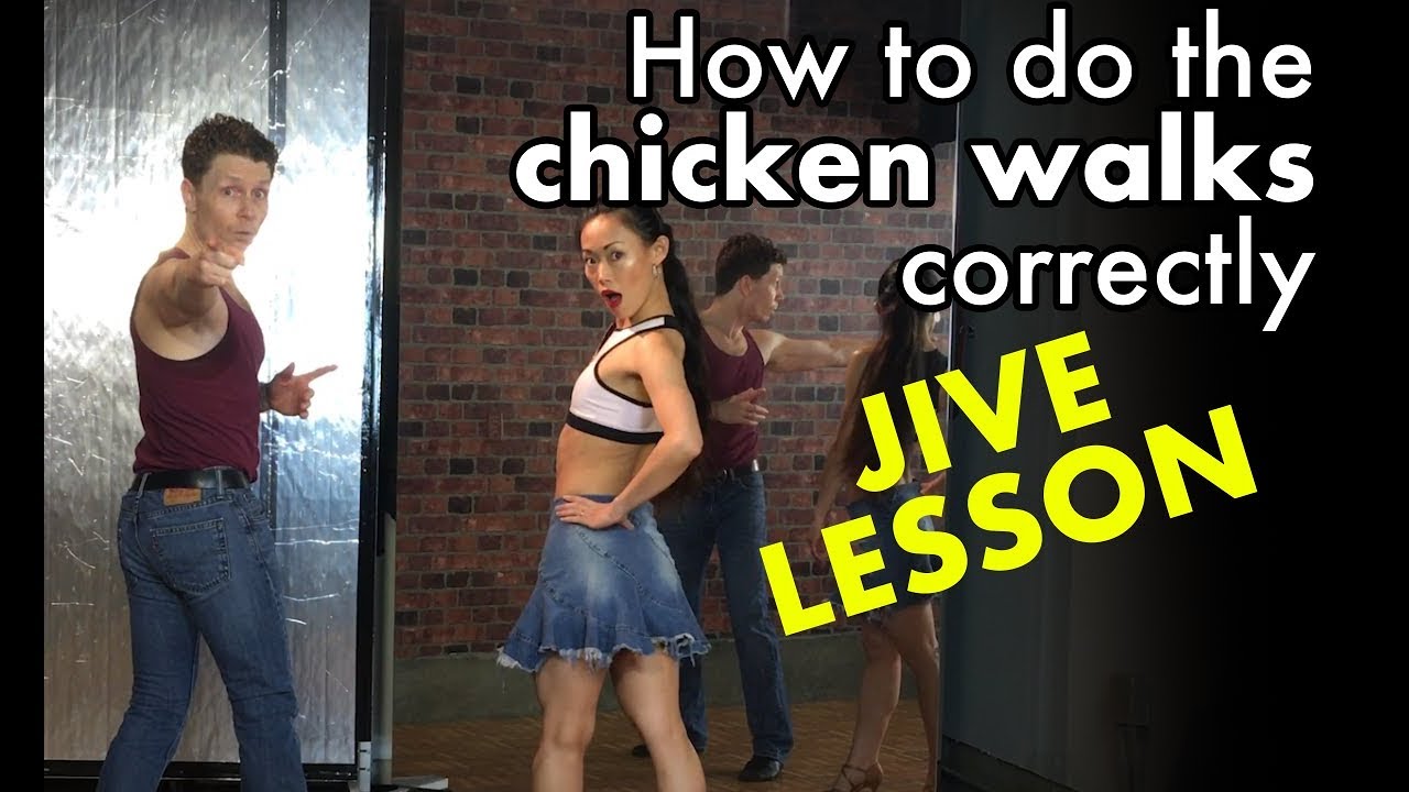 Tytus Bergstrom teaches Jive Chicken Walk