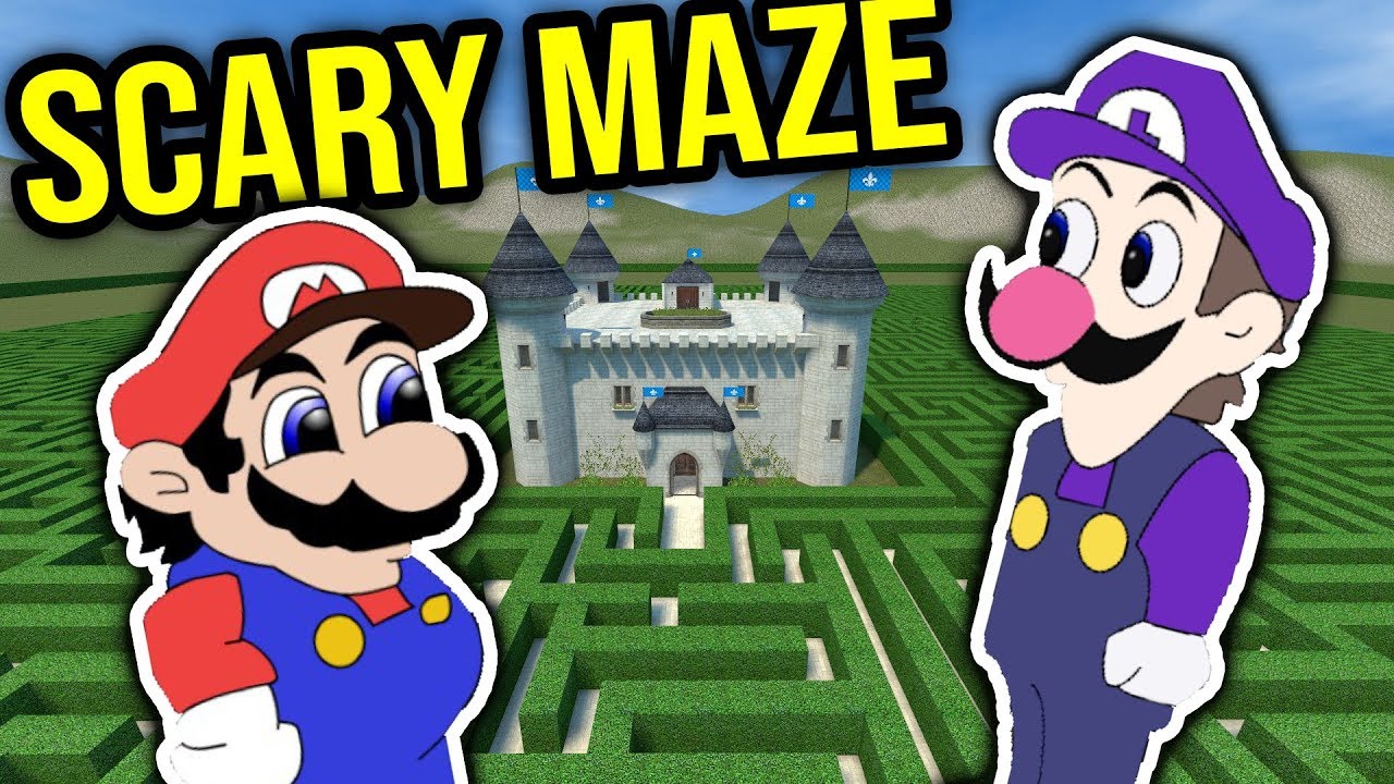 RUNNING FROM MARIO AND WALUIGI!! (gmod nextbot)