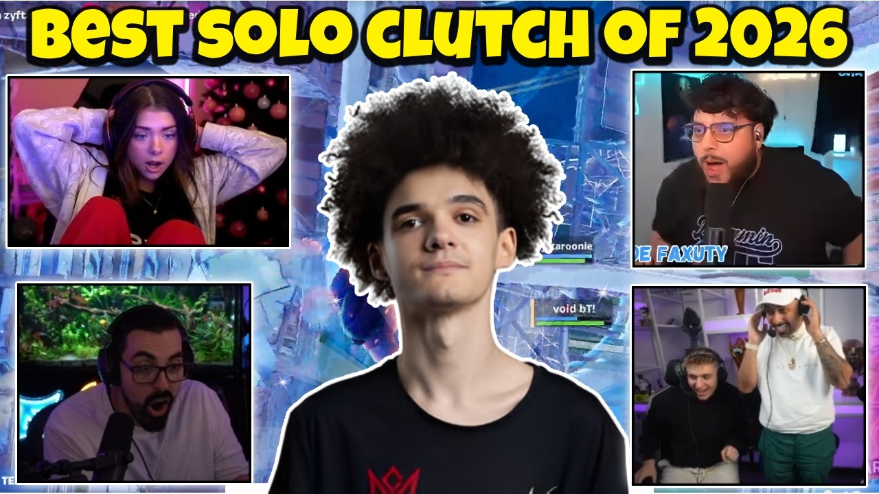 Streamers React to Veno Solo Clutch in FNCS Grand Finals
