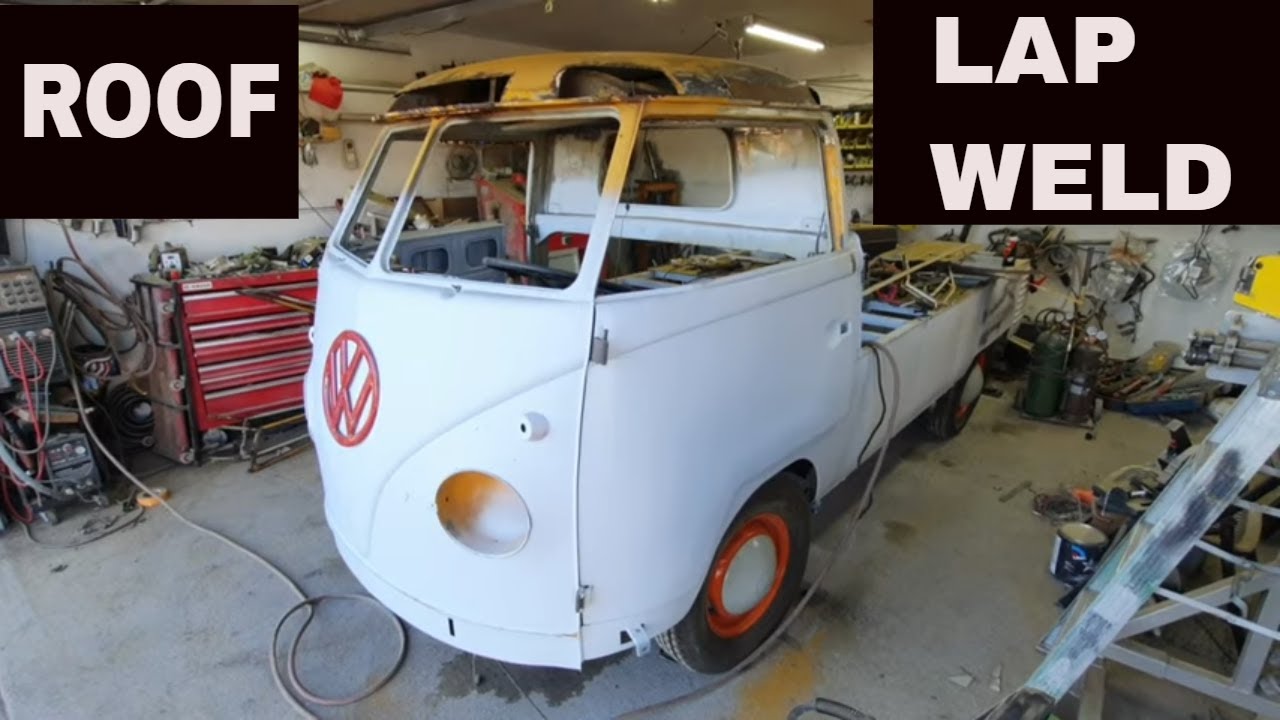 VW single cab cherry picker restoration Roof Repair Abandoned forgotten abused