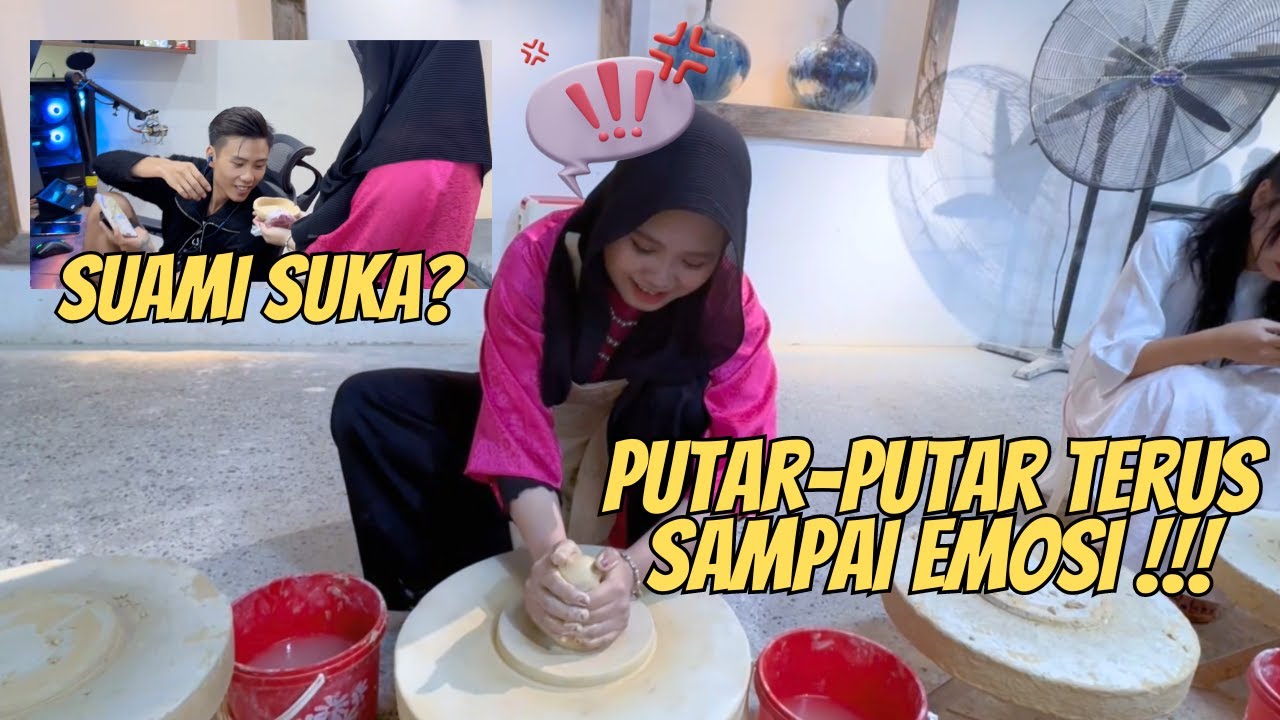 KASIH BENDA INI KE SUAMI, SUKA ATAU TIDAK ??? || BELAJAR MEMBUAT KERAJINAN TANAH LIAT