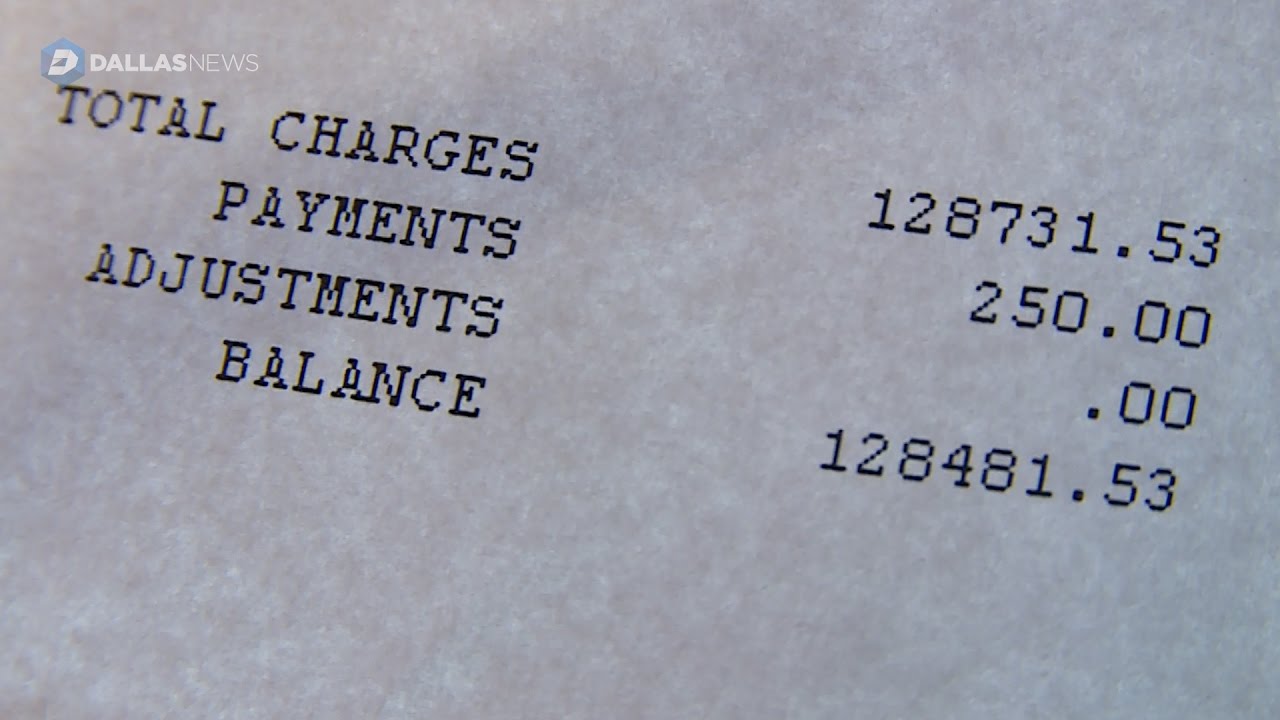 Dallas resident shocked to receive $128,000 medical bill