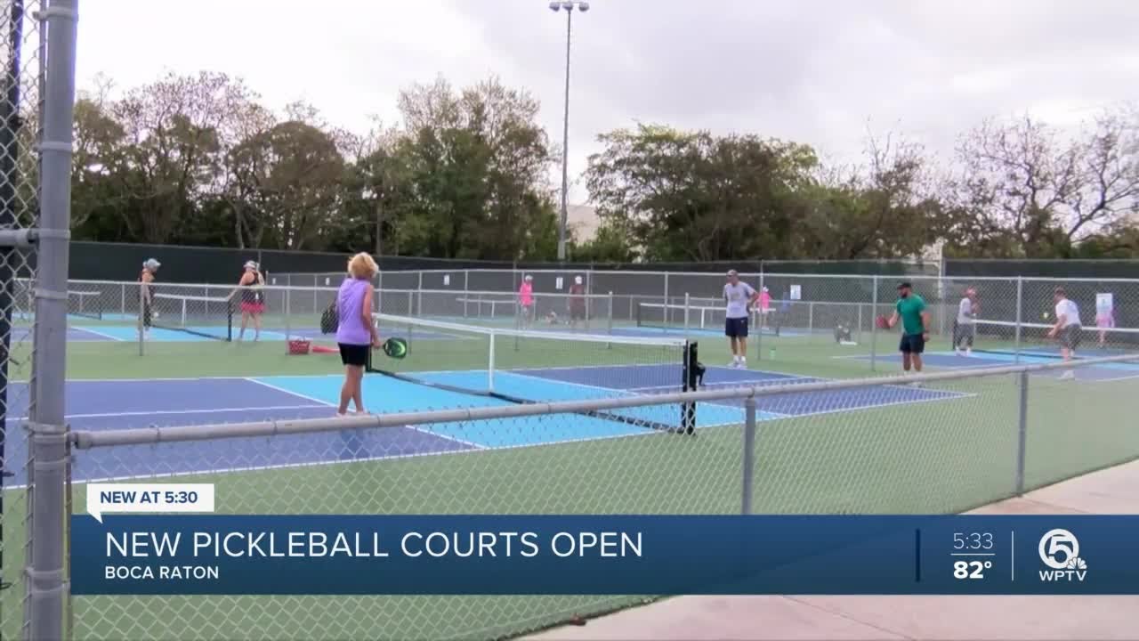 New pickleball courts open at Patch Reef Park in Boca Raton