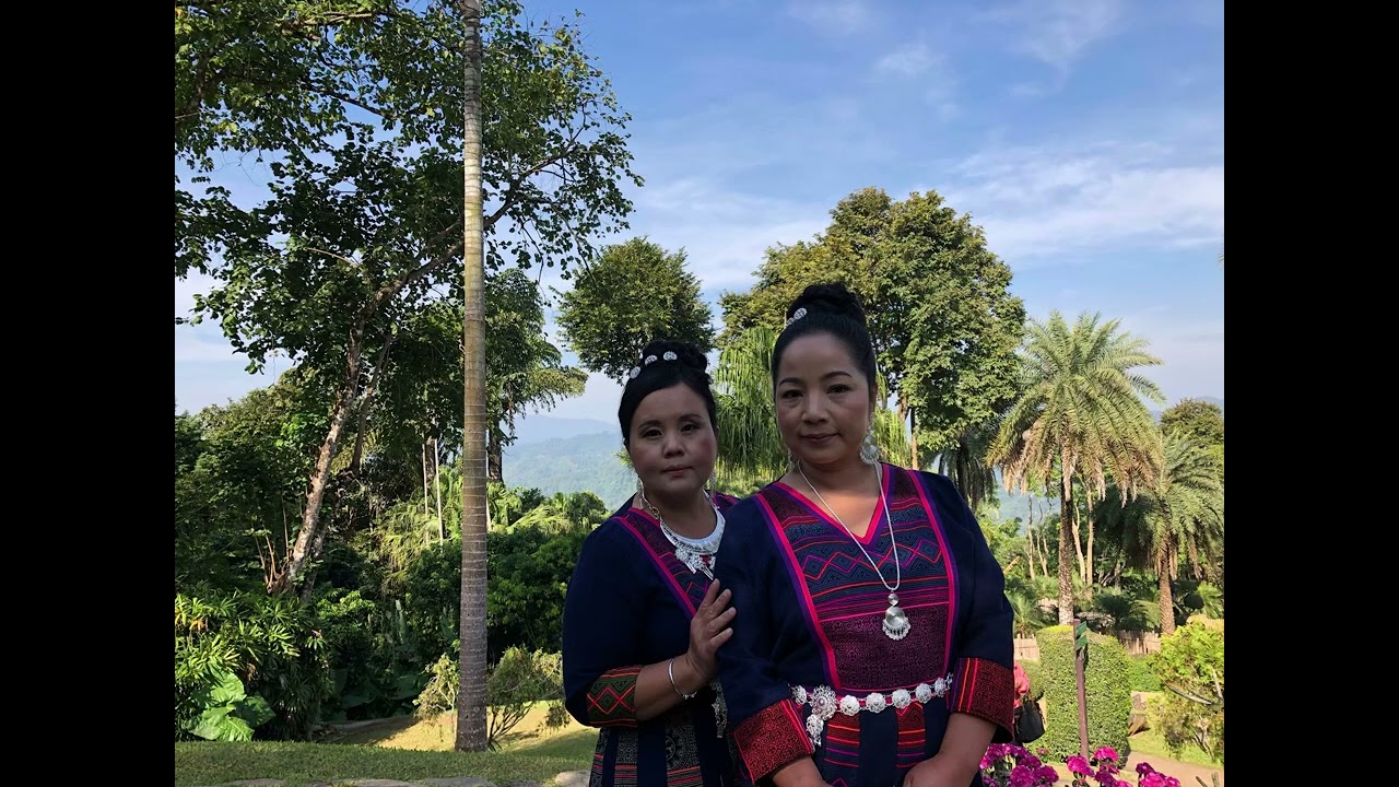 Beautiful flower garden in Chiang Rai.  Thailand Dec.  2017