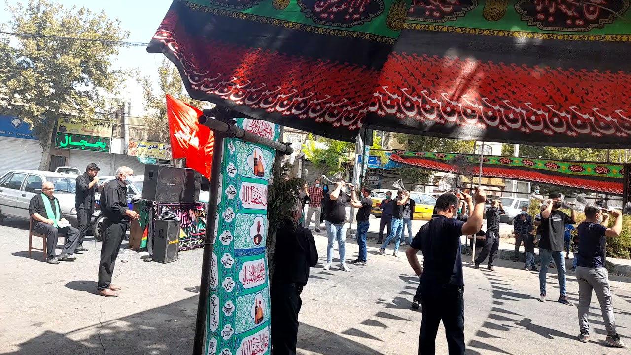 عجب رسمیه رسم زمونه ۱۴۰۰ نوحه زنجیر زنی میدان رهبر تهرانپارس