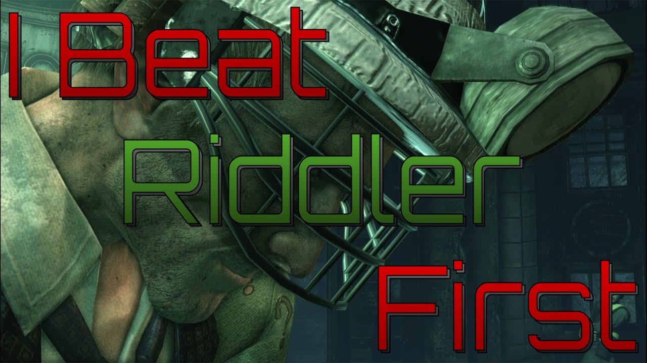 I Beat Riddler First In Batman: Arkham City