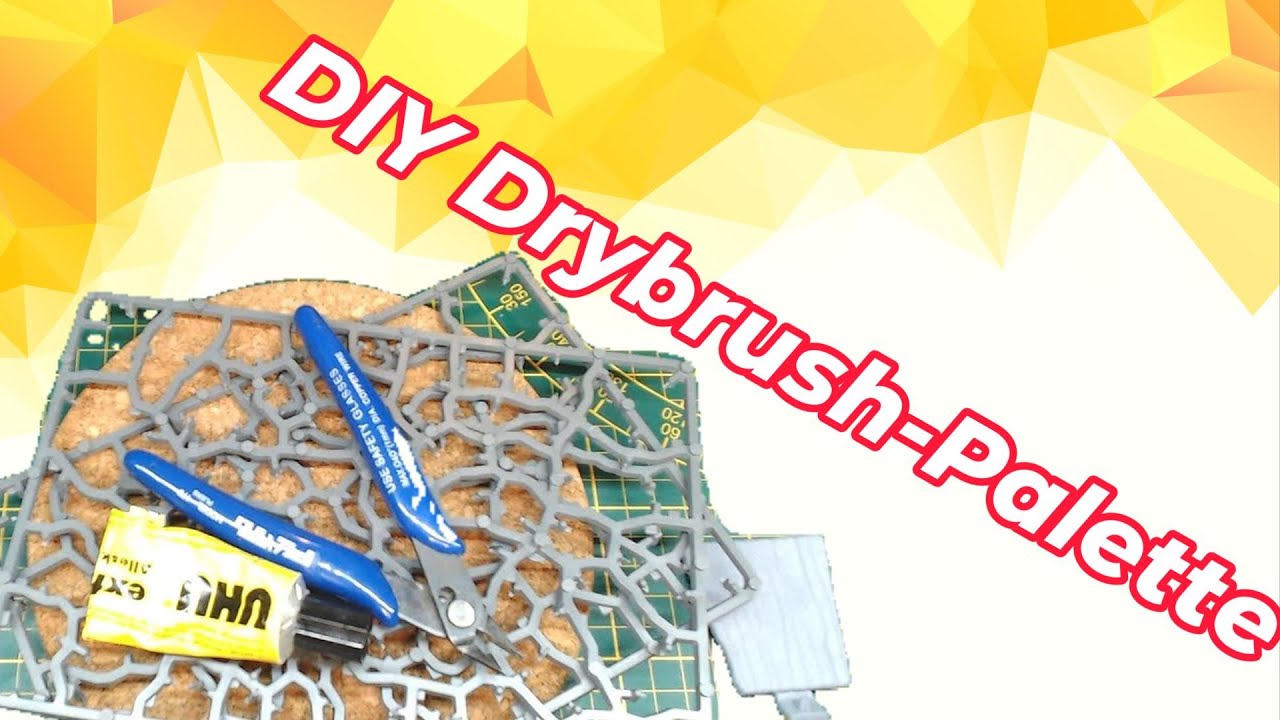 DIY Drybrush-Palette: So bastelst du das perfekte Werkzeug für Tabletop-Malerei!