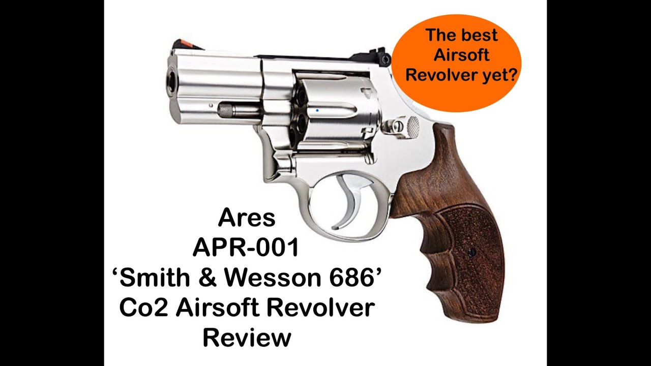 Ares APR-001 ‘Smith & Wesson 686’ co2 airsoft revolver full review! #airsoft #revolver #co2 #ares