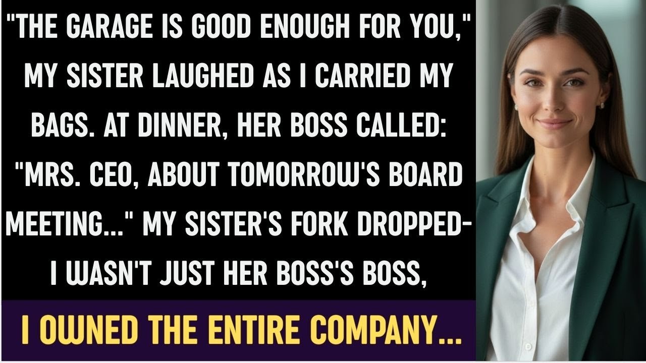 My Sister Made Me Sleep In The Garage At Christmas—Then Her Boss Called Me 