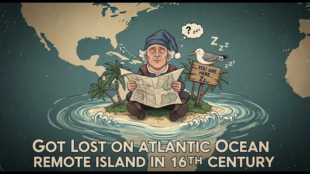Imagine getting lost on a Remote Island in 16th Century | Sleepy History Tales