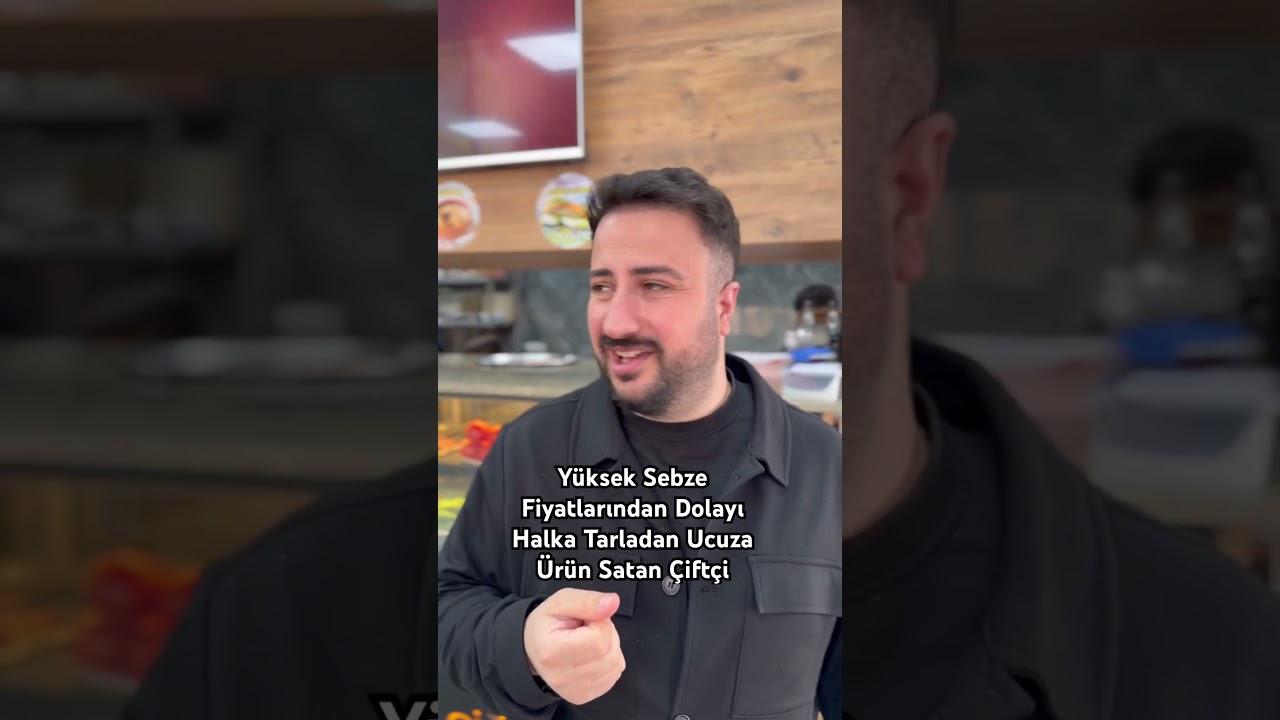 Y&uuml;ksek Sebze Fiyatlarından Dolayı Halka Tarladan Ucuza &Uuml;r&uuml;n Satan &Ccedil;ift&ccedil;i