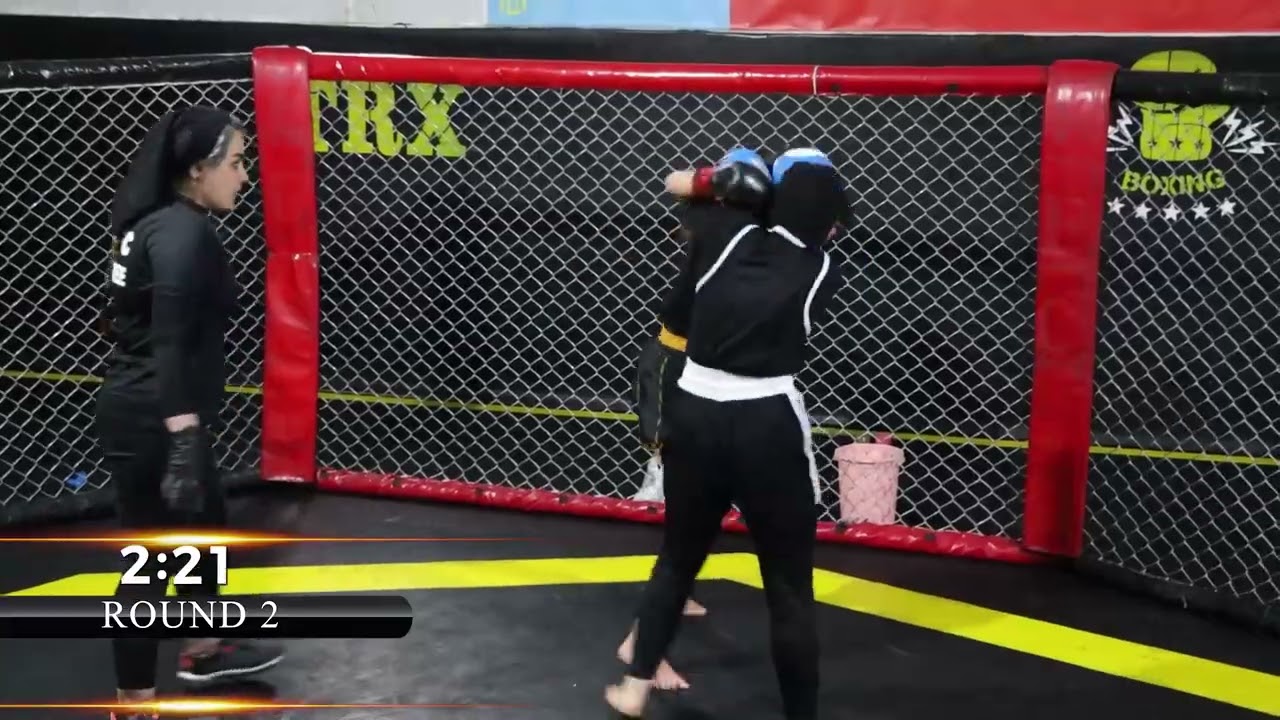 👤salehe siyahkamari 🆚🛑mohadese nasiri  KICKBOXING 