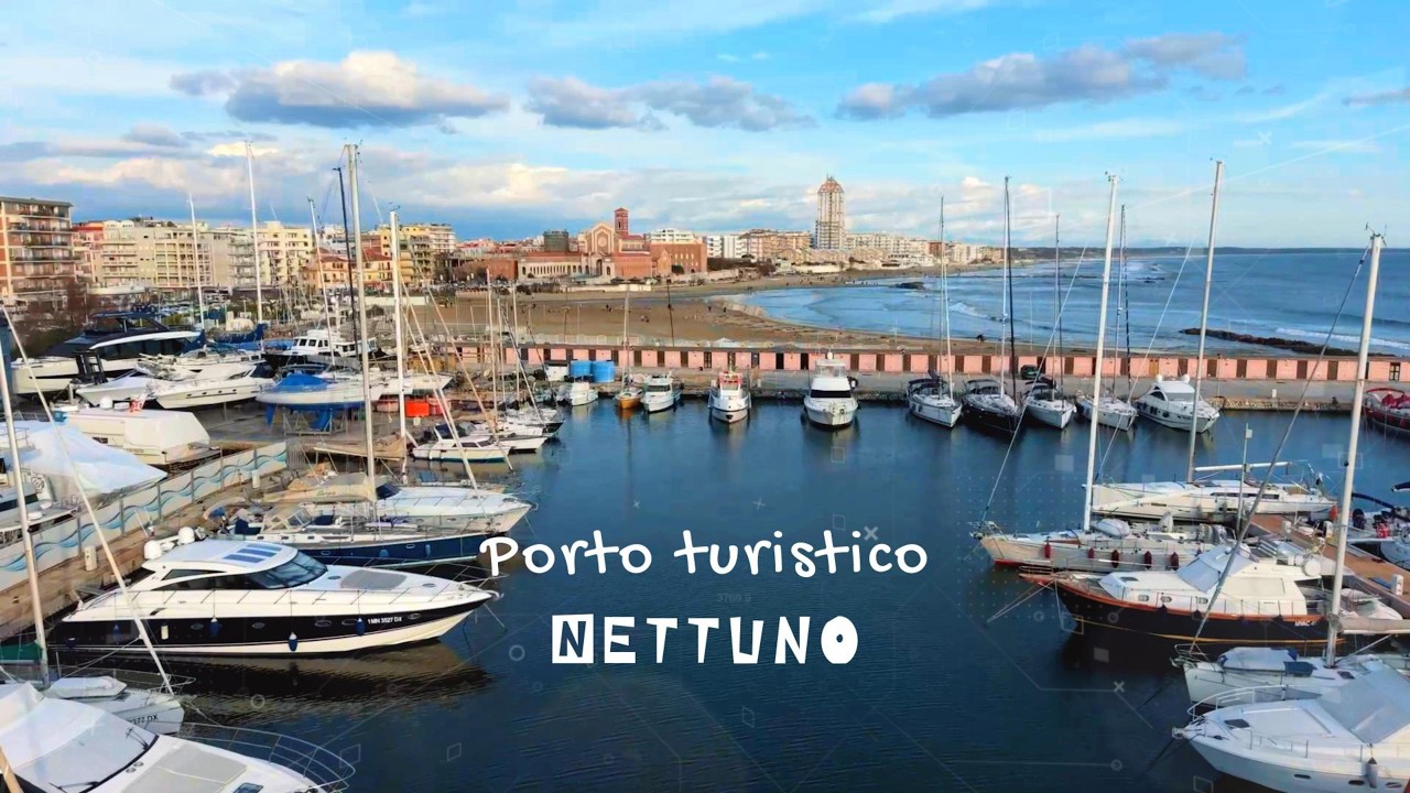 Porto di Nettuno e Santuario di S.Maria Goretti  - Mini5pro / D-Log M