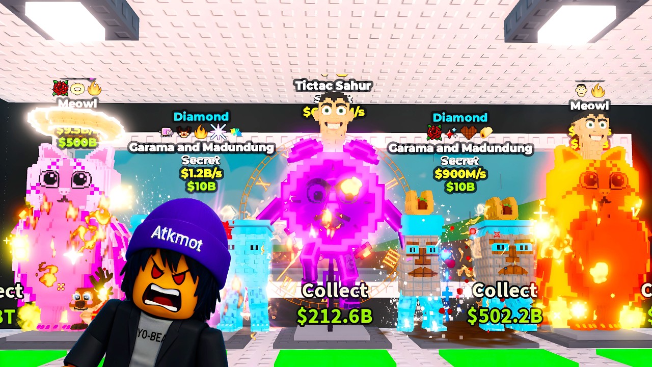 STEALING THE MOST CRAZIEST ITEMS DURING ADMIN ABUSE! + 999X LUCK! Steal a Brainrot ROBLOX