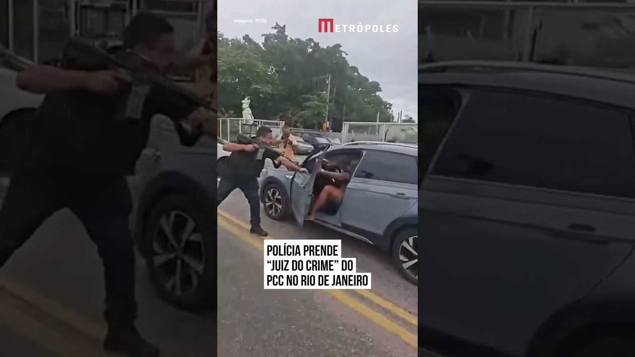 Veja momento da pris&atilde;o do 