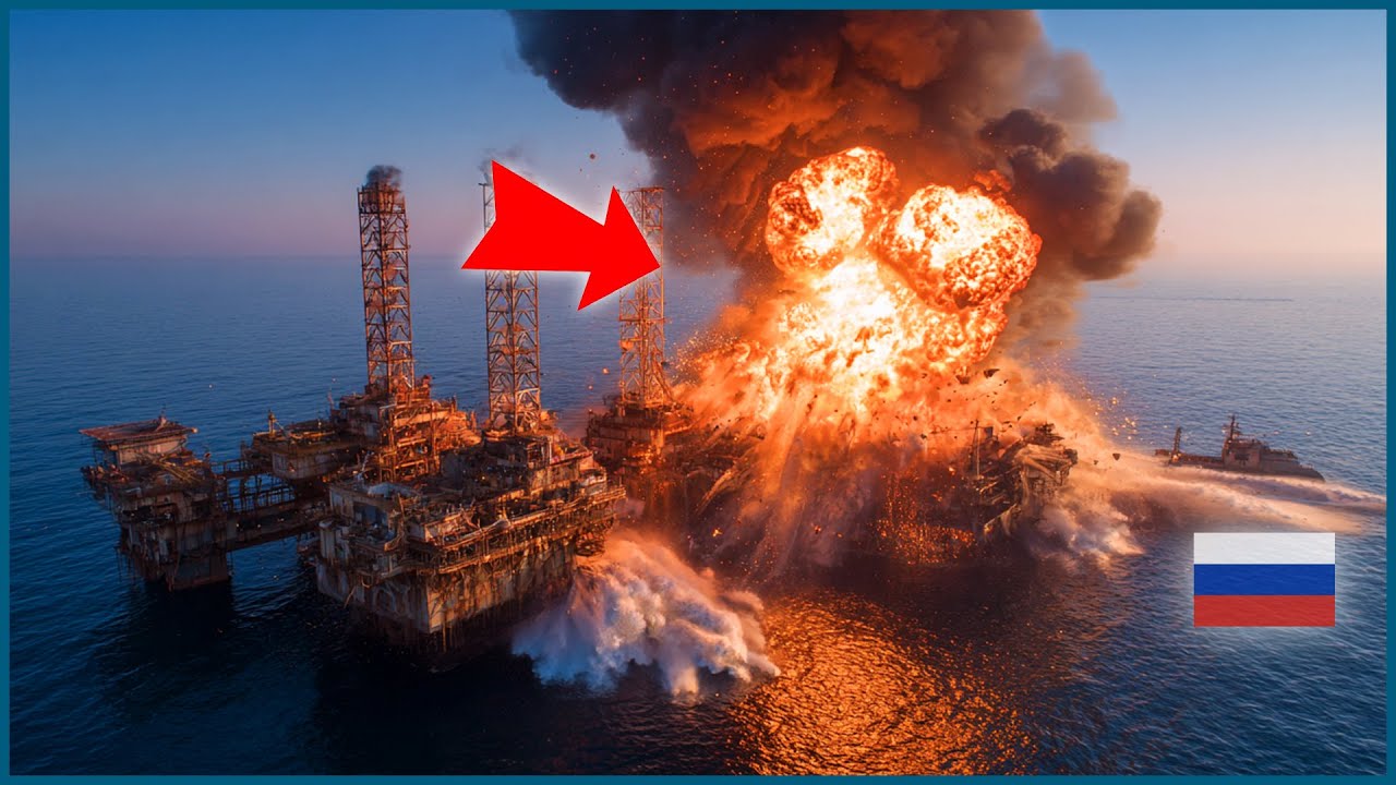 Украинские беспилотники нанесли удар по российской нефтяной платформе в 3 часа ночи &mdash; российские ...