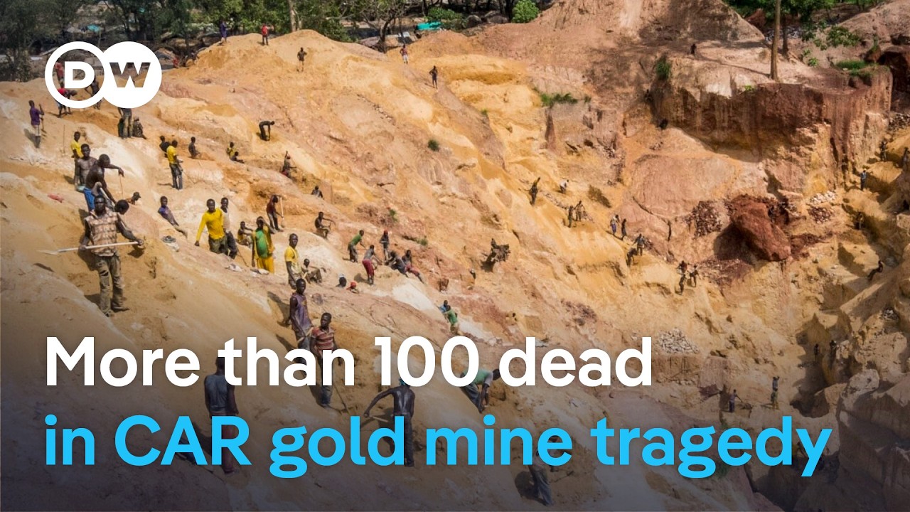 Death toll rises after gold mine in Central African Republic collapses | DW News