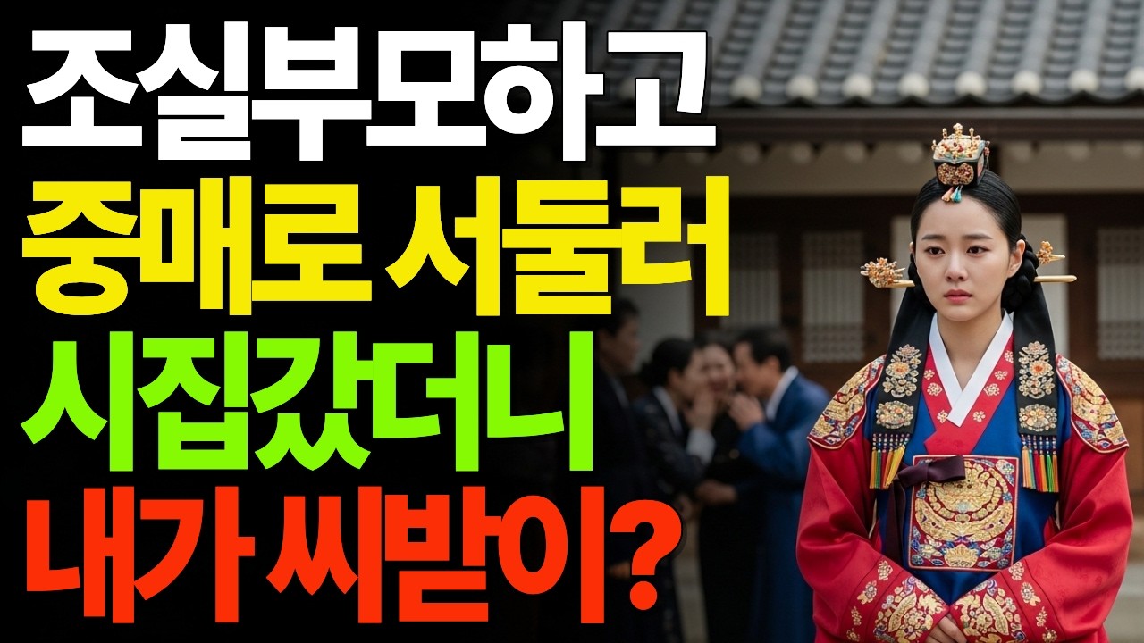 조실부모하고 중매로 서둘러 시집갔더니 내가 씨받이?
