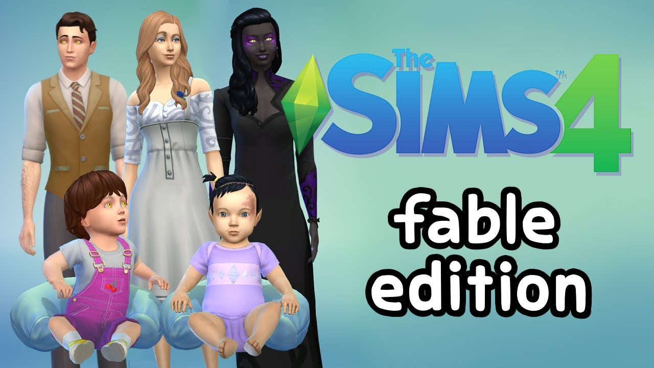 i made some fable smp gods and their kids in the sims