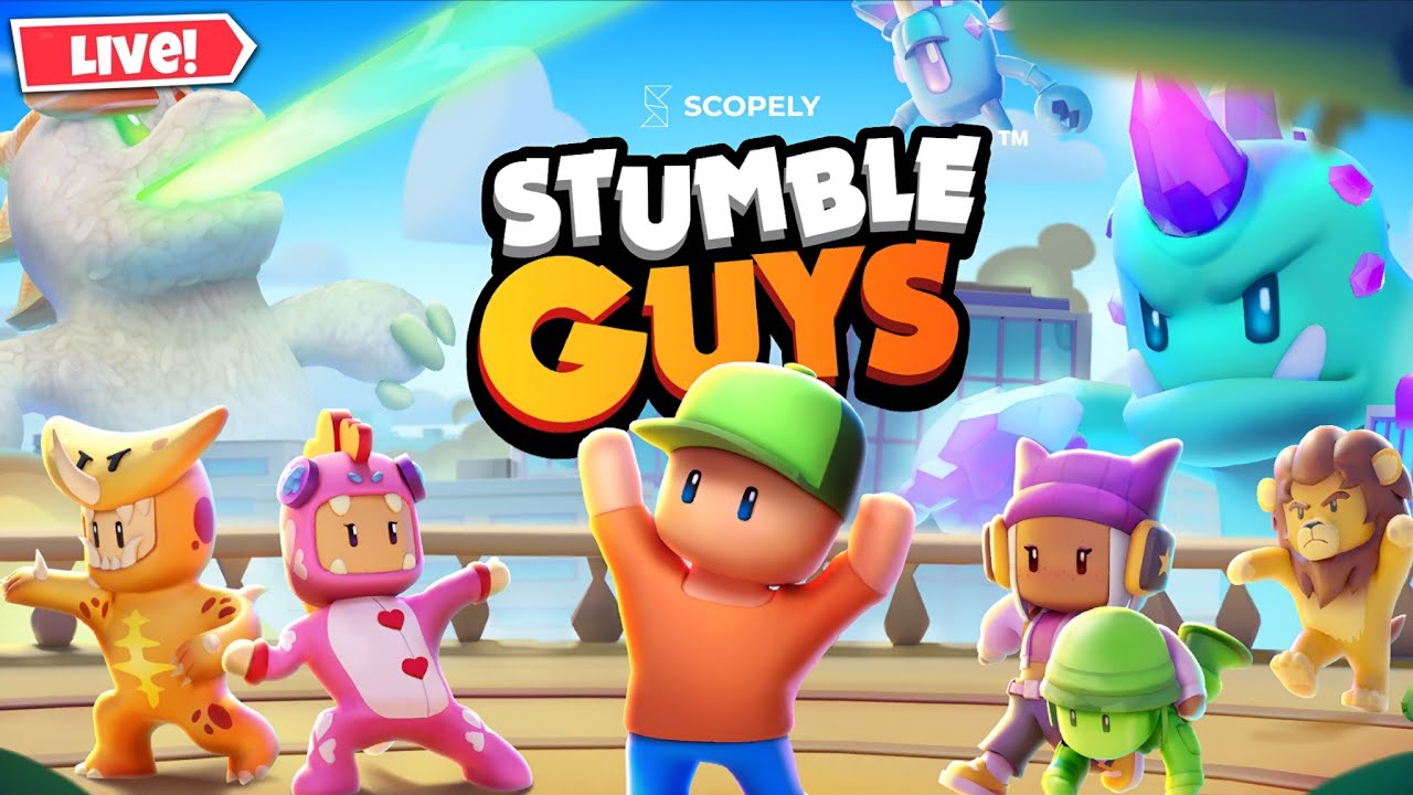 🔴STUMBLE GUYS LIVE —Funny Gameplay and Non Stop Laughs and Chaos